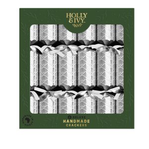 Deluxe - Silver Scallop Patterns