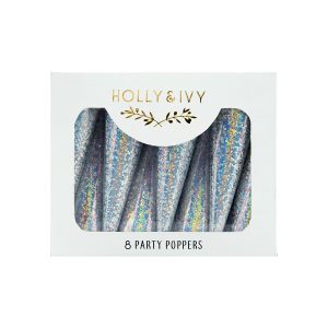 Cone Popper Silver Holographic