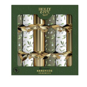 Luxury - Gold & Green Mistletoe